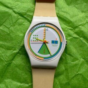Swatch Watch Greengo LW124 Vintage 1989